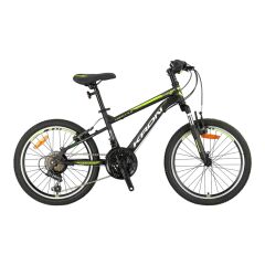 KRON VORTEX 4.0 - 20'' MTB - 13' - 21 Vites - V.B. - Mat Siyah-Gri/Neon Sarı