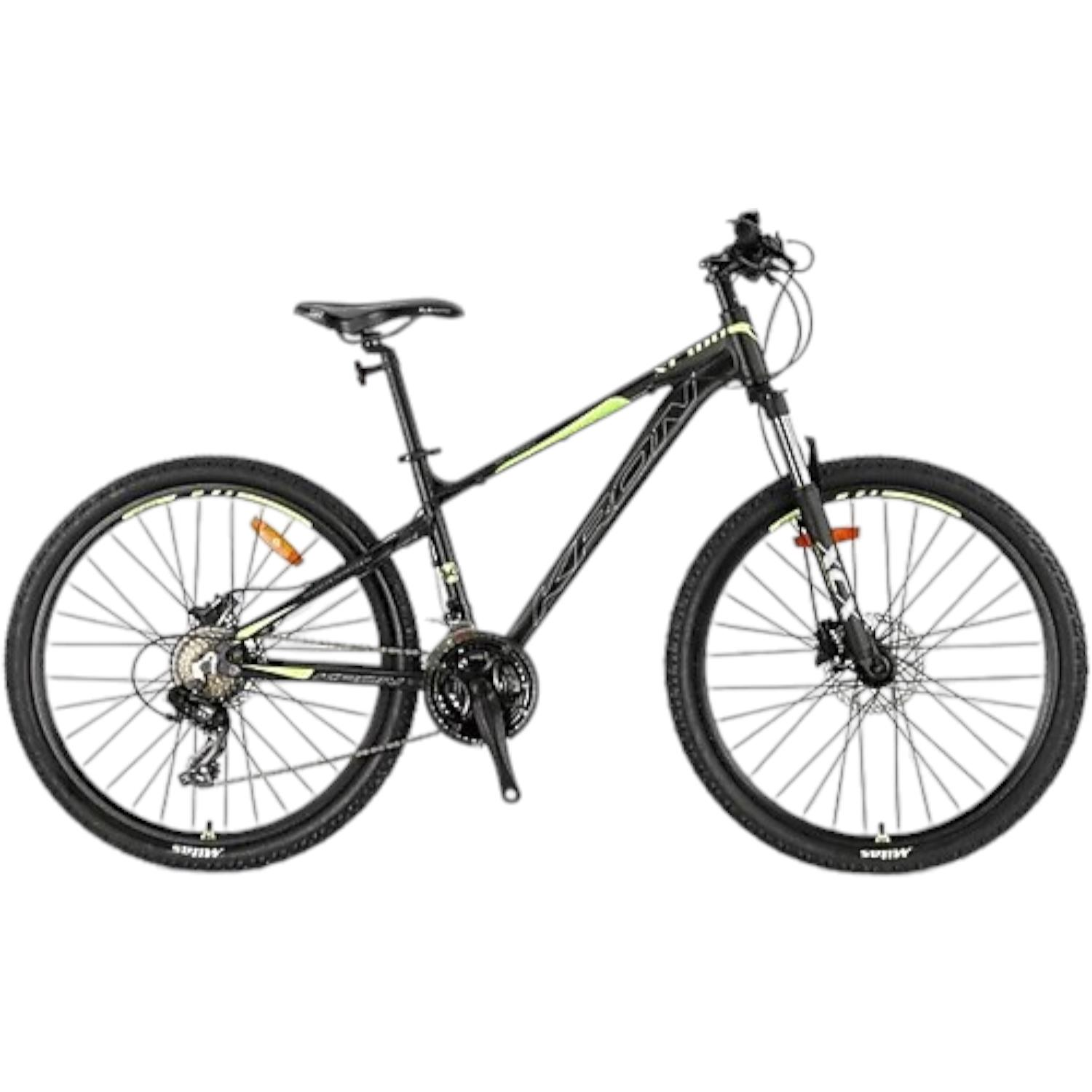 XC 100 - 26'' MTB - 15 - 21 VİTES - H.DISC - MAT SİYAH-GRİ - NEON SARI