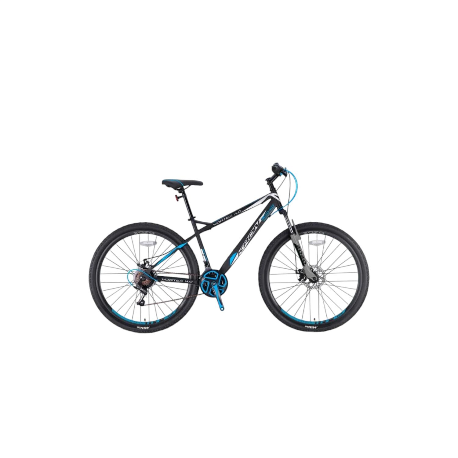KRON VORTEX 4.0 - 29'' MTB - 16' - 21 Vites - V.B. - Mat Siyah-Koyu Turkuaz/Gri  #KRN21-499