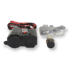 USB ŞARJ CİHAZI VE ÇAKMAKLIK - GÖSTERGELİ