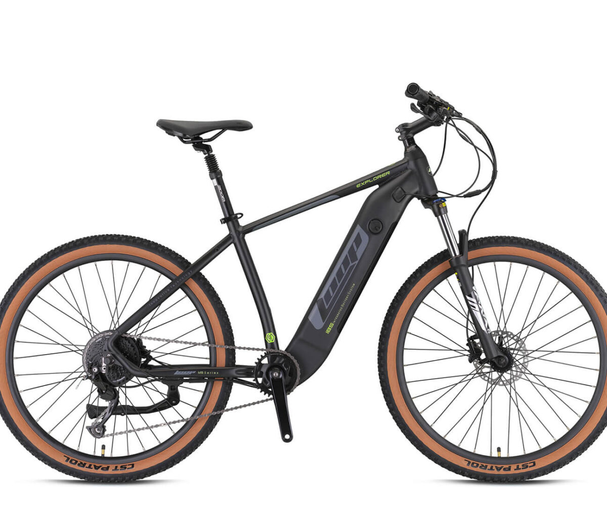LOOP EXPLORER - 27.5'' - MTB 18' - 9 Vites -Elektrikli - Mat Siyah-Neon Sarı/Füme