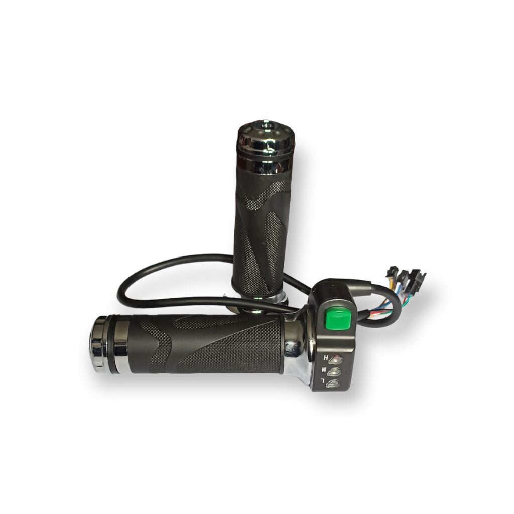 ELEKTRİKLİ BİSİKLET GAZ KOLU 3 KADEMELI ISIKLI 8 KABLO KROMAS KOLLU