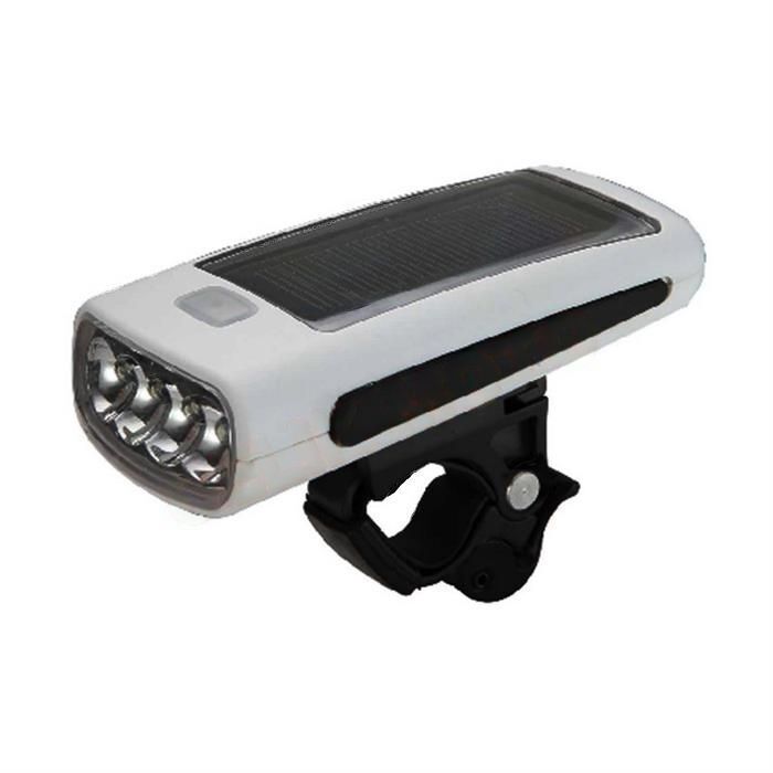 ÖN FAR 4 LED Lİ - USB GİRİŞLİ - GÜNEŞ ENERJİLİ JY-377 #24032