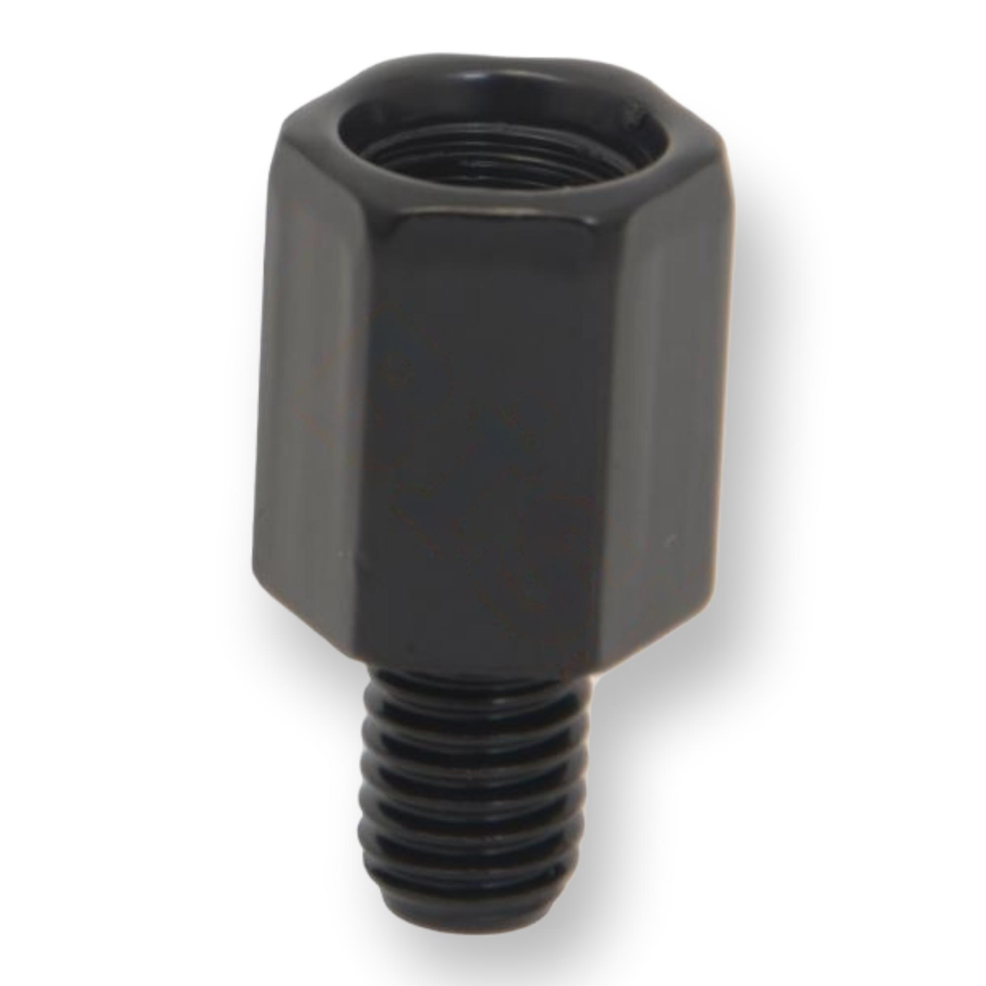 AYNA ADAPTÖRÜ [1 ADET] [ÜST 10mm DÜZ DİŞ - ALT 10mm DÜZ DİŞ] SİYAH