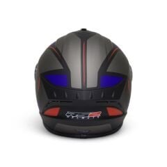 RS2 KAPALI KASK (GRİ/MAVİ/SİYAH/KIRMIZI) [XL]