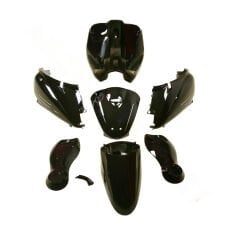 VİTELLO LİKYA YUKİ DÜNYA KRAL GÜNEŞ STMAX ALFA DORA MODEL GRENAJ KAPORTA SETİ (SİYAH) E-BIKE #60060