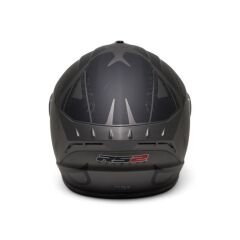 RS2 KAPALI KASK (MAT SİYAH/GRİ) [XXL] #RS320 32005/2