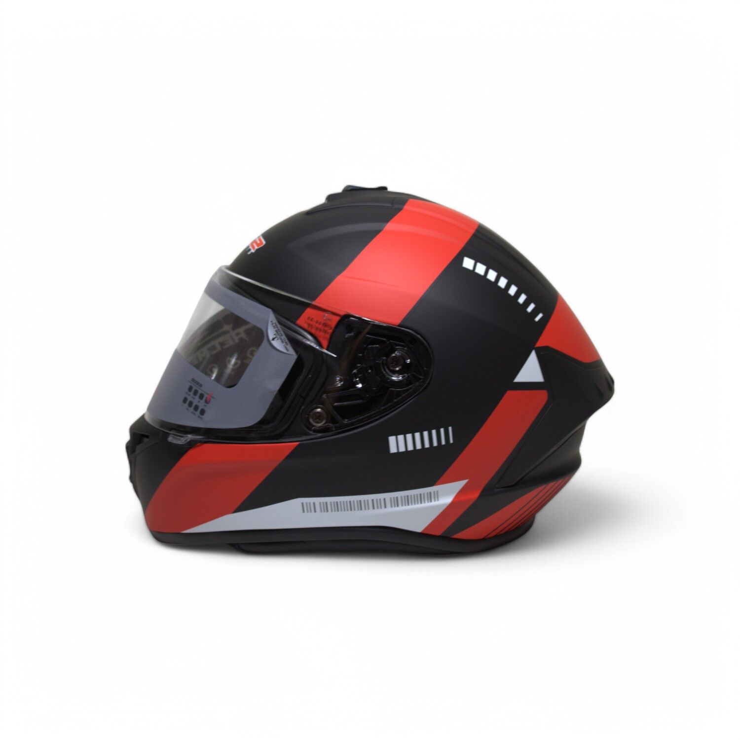 RS2 KAPALI KASK (SİYAH/GRİ/KIRMIZI) [XL] #RS320 32009/1
