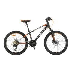KRON XC 75 - 24'' MTB - 13' -21 Vites - M.DISC - Mat Siyah-Gri/Neon Turuncu