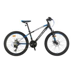 KRON XC 75 - 24'' MTB - 13' -21 Vites - M.DISC - Mat Siyah-Gri/Mavi