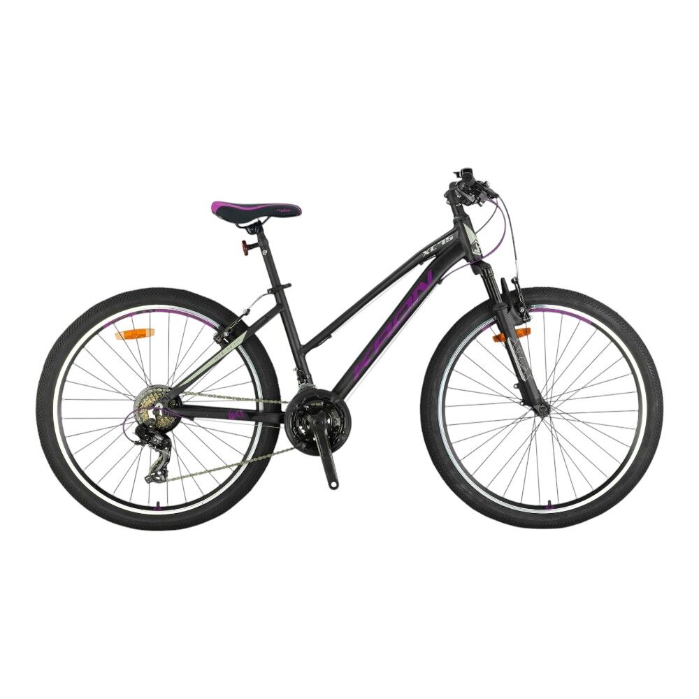 KRON XC 75 - 26'' MTB - Lady - 14' - 21 Vites - V.B - Mat Siyah-Mor\Bej #KRN25-050