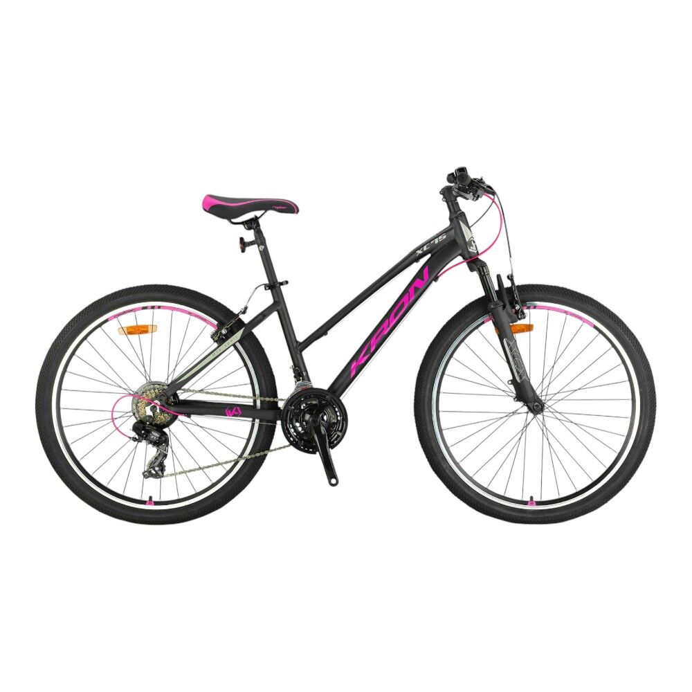 KRON XC 75 - 26'' MTB - Lady - 14' - 21 Vites - V.B - Mat Siyah-Çingene Pembesi\Bej #KRN25-051