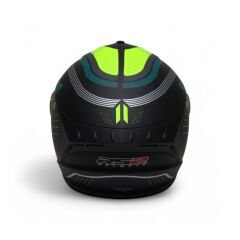 RS2 KAPALI KASK (SİYAH/YEŞİL/MAVİ) [XXL]