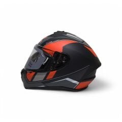 RS2 KAPALI KASK (SİYAH/TURUNCU/GRİ) [XL] #RS320 32011/7