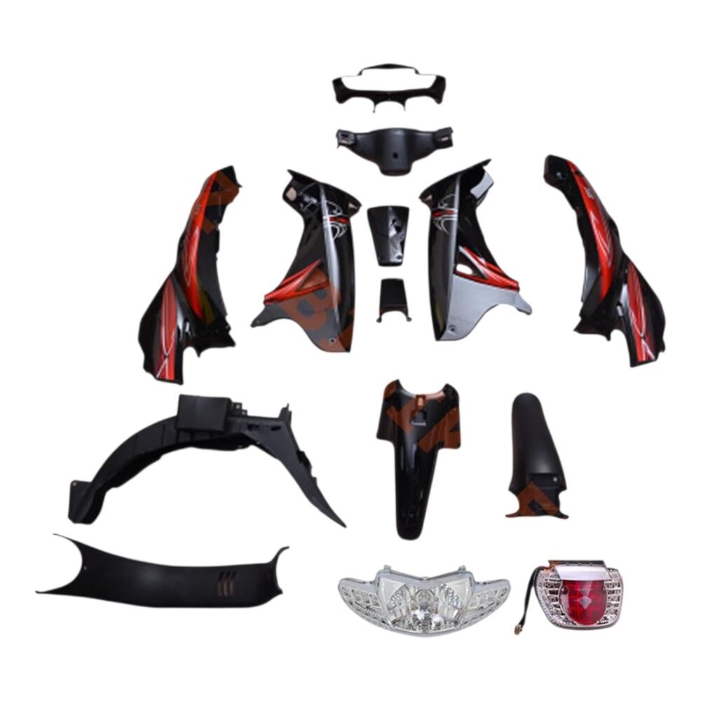 KAPORTA SET [SİYAH] [FAR+STOP+SİNYAL DAHİL] MONDIAL SFC #65494