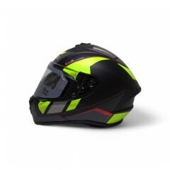 RS2 KAPALI KASK (SİYAH/LİMON YEŞİLİ/GRİ) [XXL] #RS320 32011/8