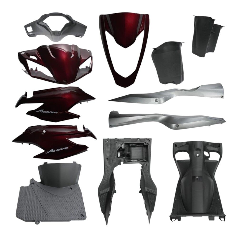 HONDA ACTIVA S KAPORTA SET [BORDO] [ESKİ MODEL]