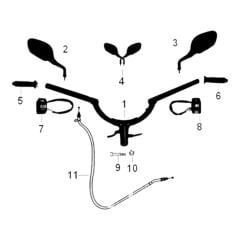 MONDIAL 150ZC SOL AYNA (KIRMIZI) #Y4MON0240A0205