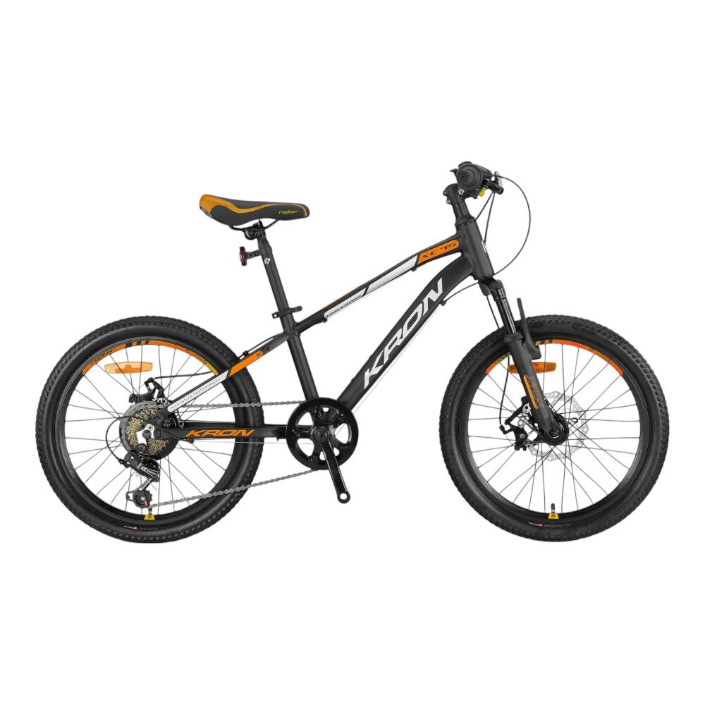 KRON XC 75 - 20'' MTB - 11' - 7 Vites - M.Disc - Mat Siyah-Gri/Neon Turuncu