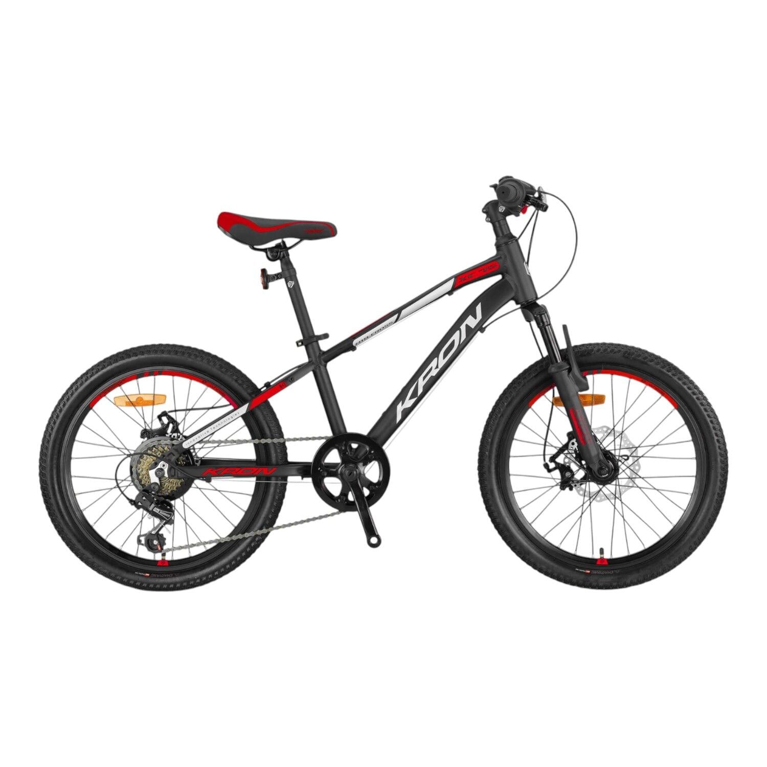 KRON XC 75 - 20'' MTB - 11' - 7 Vites - M.Disc - Mat Siyah-Gri\Kırmızı