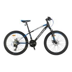 KRON XC 75 - 24'' MTB - 13' - 21 Vites - V.B. - Mat Siyah-Gri\Mavi #KRN25-039