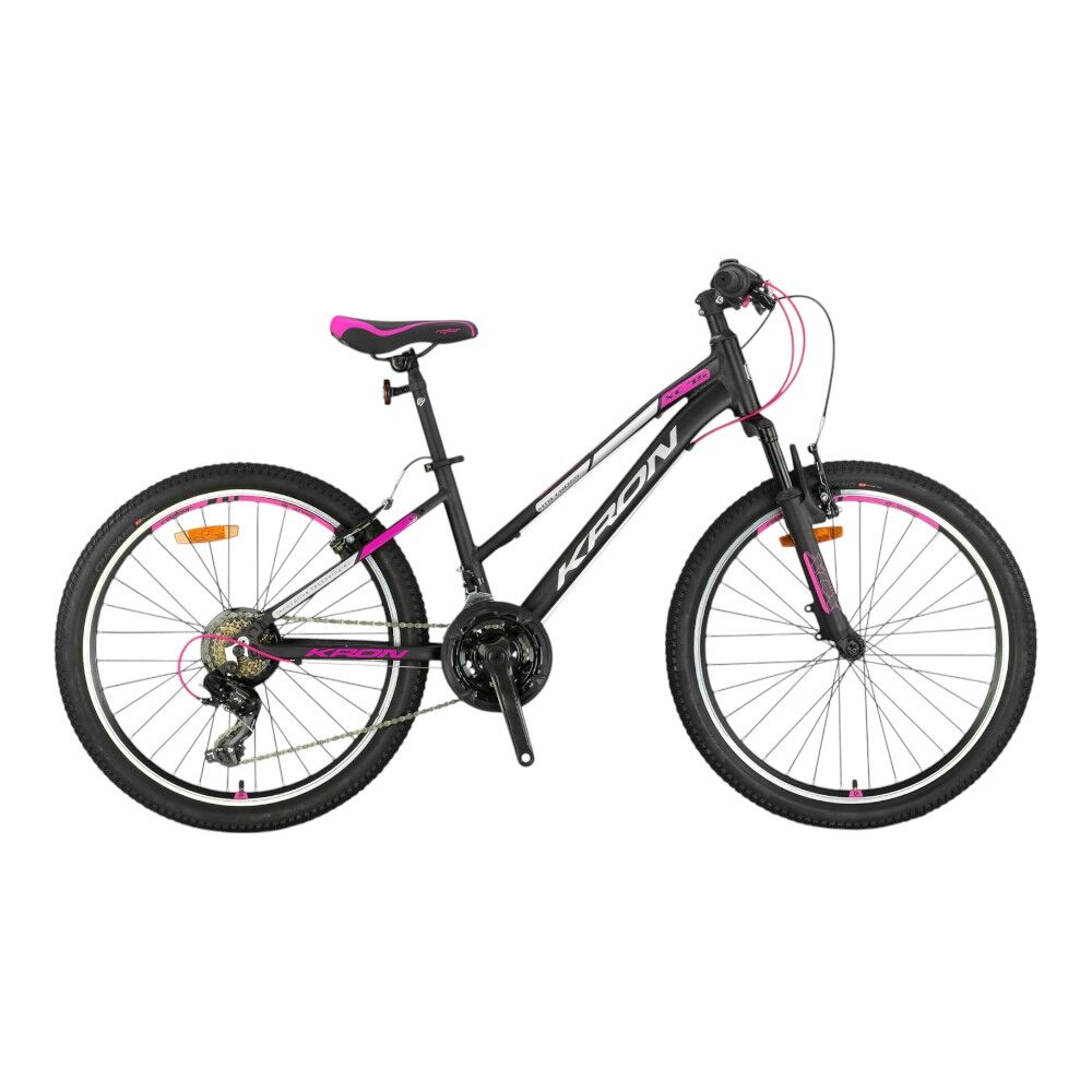 KRON XC 75 - 24'' MTB Lady - 13' -21 Vites - V.B - Mat Siyah-Gri/Pembe