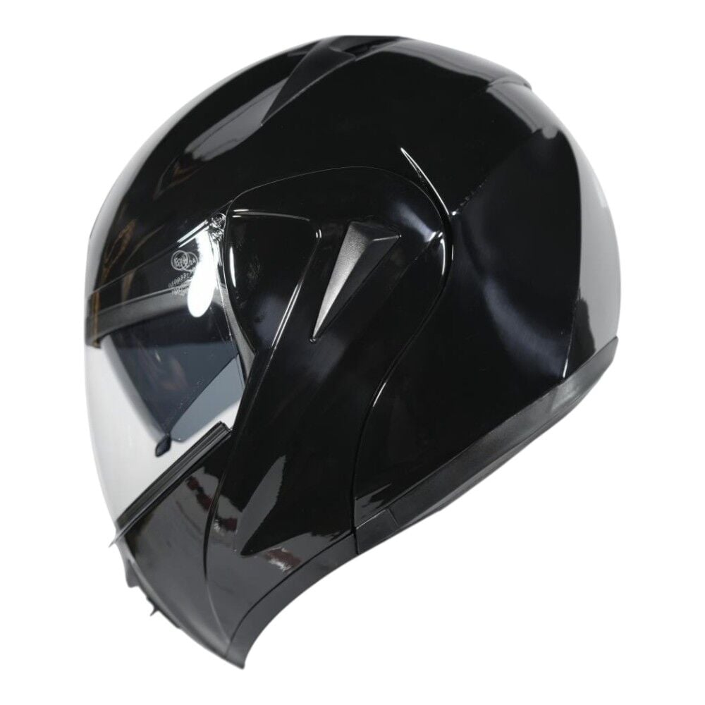 VRT - ÇENE AÇILIR VİZÖRLÜ KASK [MD808] [SİYAH] [XL] #56588
