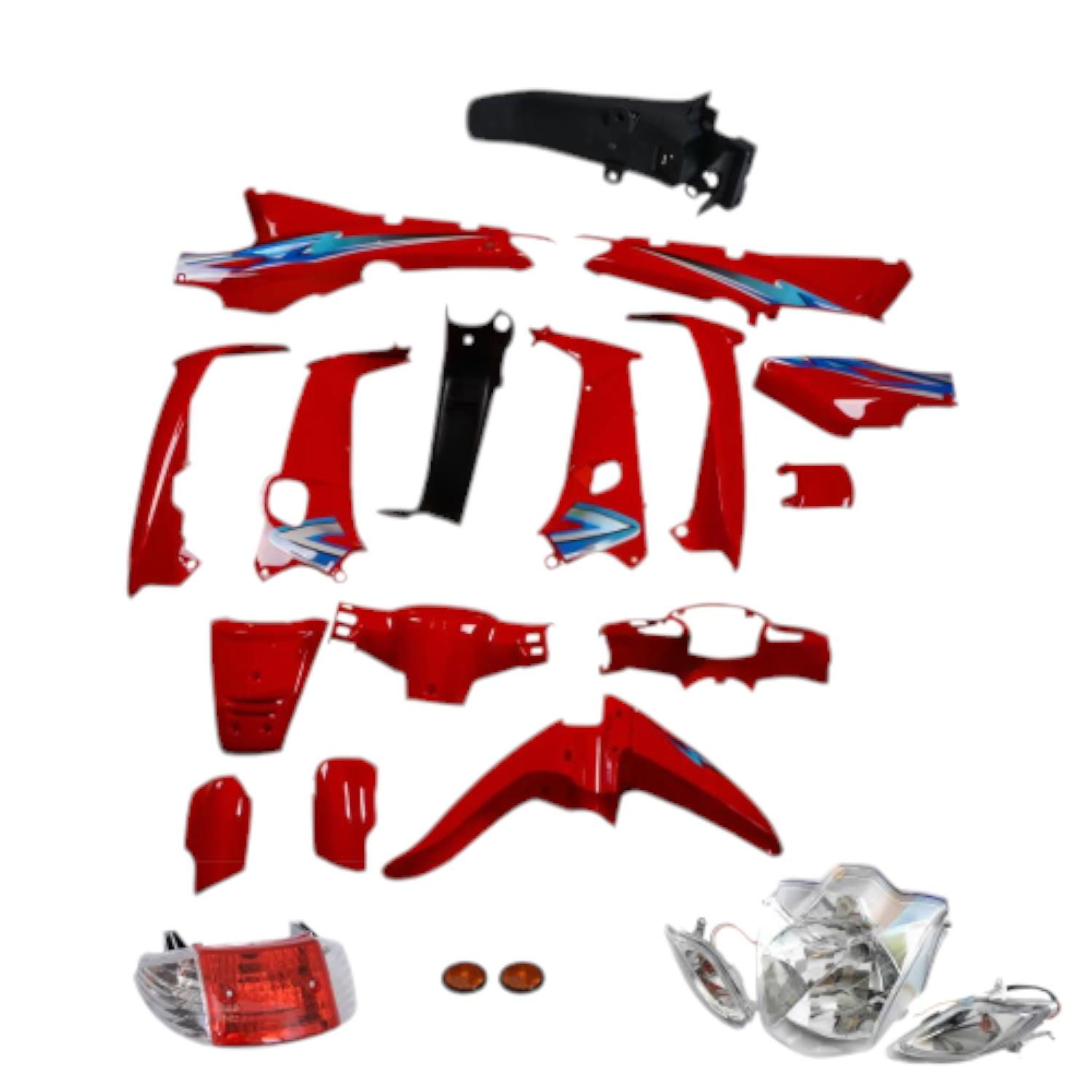 MFH-KH KAPORTA SET [KIRMIZI] [FAR+STOP DAHİL] CUB