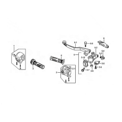 HAOJUE DA135S GAZ KOLU #57110H2A200H000
