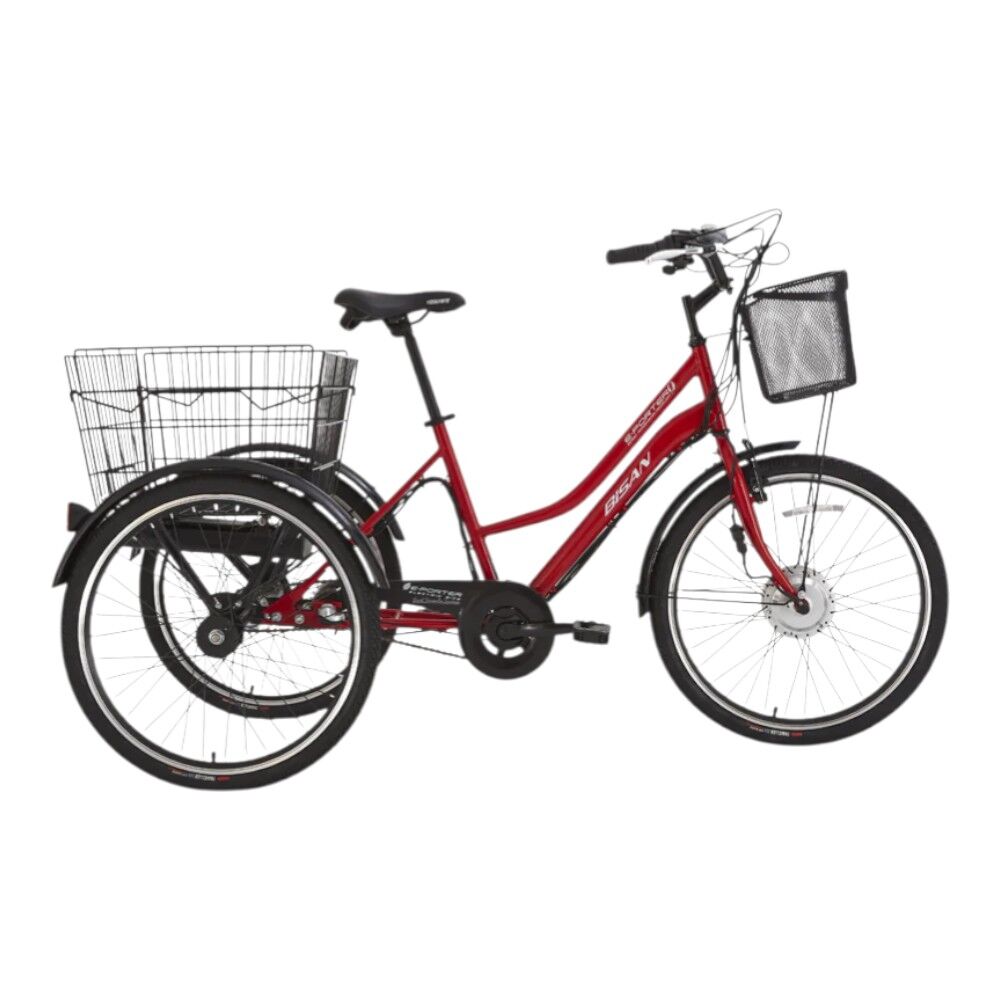 E-PORTER LİT-24 Ürün Rengi: BAYRAK KIRMIZISI Kadro: 44 CM Vites: 3 VİTES Tekerlek: 24''
