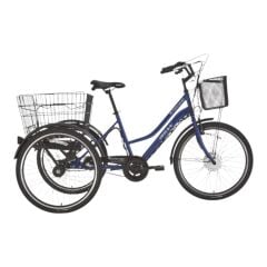 E-PORTER LİT-24 Ürün Rengi: LACİVERT Kadro: 44 CM Vites: 3 VİTES Tekerlek: 24''