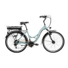 FLORIDA-24 Ürün Rengi: ÇAĞLA YEŞİLİ Kadro: 17''-43 CM Vites: 3X7 VİTES Tekerlek: 26''