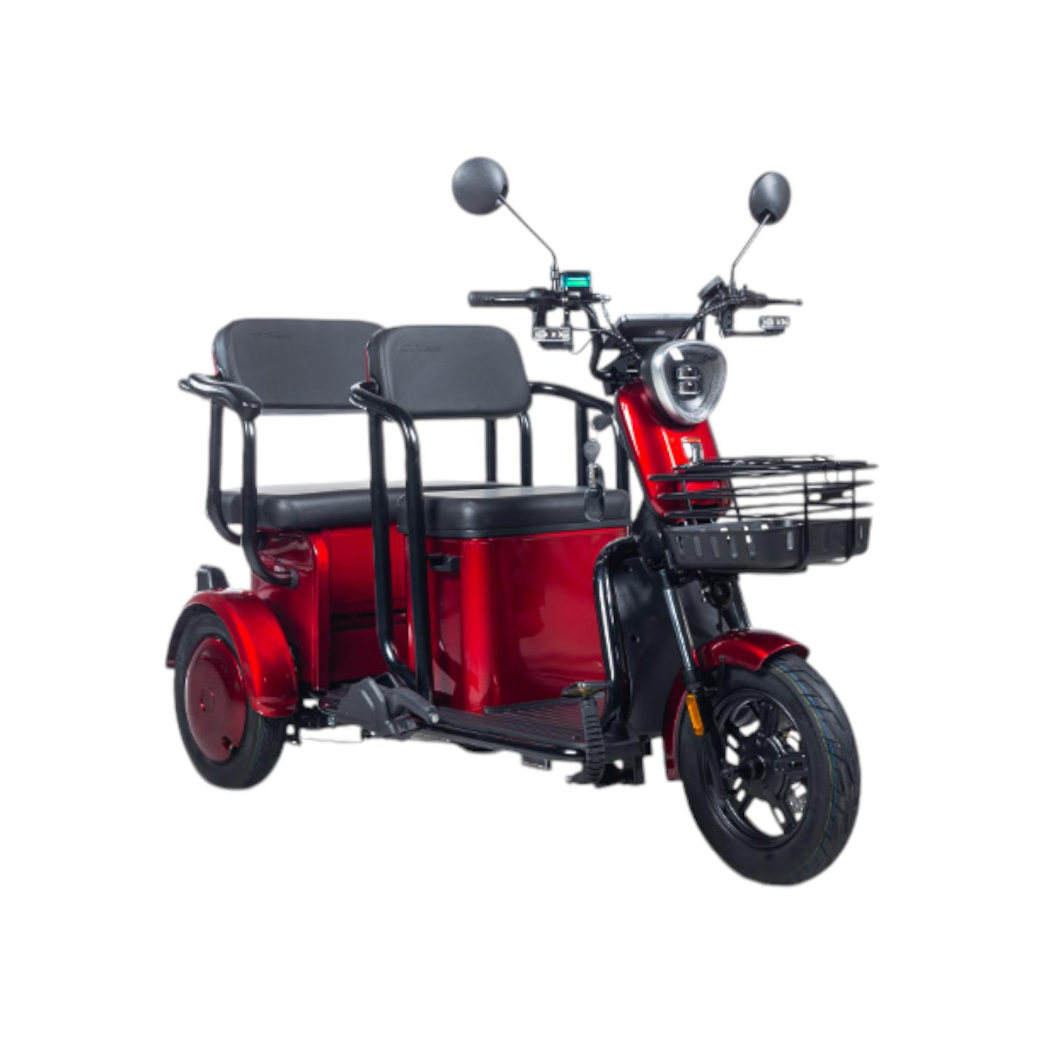 STMAX ELIT540 3 TEKERLEKLİ ELEKTİRİKLİ MOPED KIRMIZI #ELIT540-K
