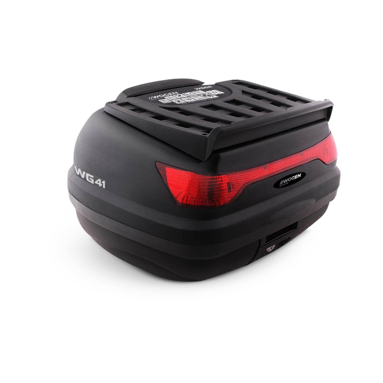 WOGEN MOTOSİKLET ÇANTASI PREMİUM (SIRTLIKLI) 41L BASIC SİYAH