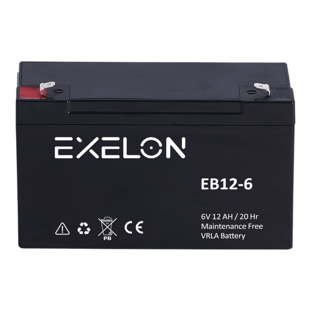 EXELON 6V 12AH KURU AKÜ (ÇOCUK AKÜLÜ ARAÇ)