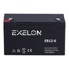 EXELON 6V 12AH KURU AKÜ (ÇOCUK AKÜLÜ ARAÇ)