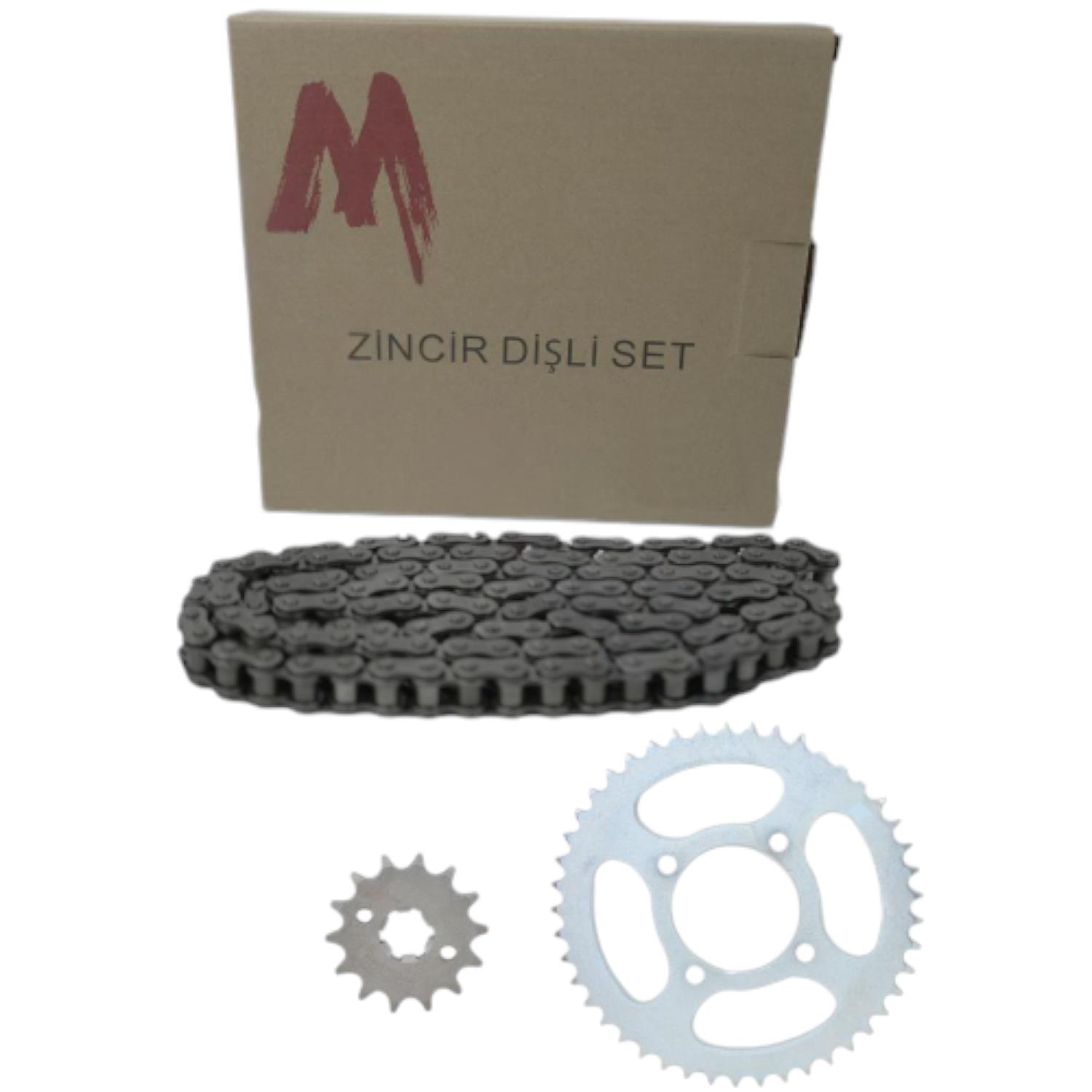 YBR  14T/45T 428 H X 118L ZİNCİR DİŞLİ SET