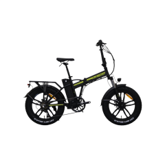 ZUMA - 20'' - Katlanır - 7 Vites - M.Disc - Elektrikli Mat Siyah - Neon Sarı